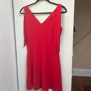 Red Altar’d State Cocktail Dresss with bow accent